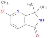 5H-Pyrrolo[3,4-b]pyridin-5-one, 6,7-dihydro-2-methoxy-7,7-dimethyl-