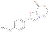 ethyl 5-(4-methoxyphenyl)-1,3-oxazole-2-carboxylate