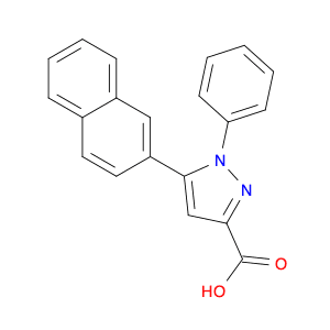 5-Naphthalen-2-yl-1-phenyl-1h-pyrazole-3-carboxylic acid