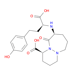 6H-Pyridazino[1,2-a][1,2]diazepine-1-carboxylic acid, 9-[[(1S)-1-carboxy-3-(4-hydroxyphenyl)propyl…