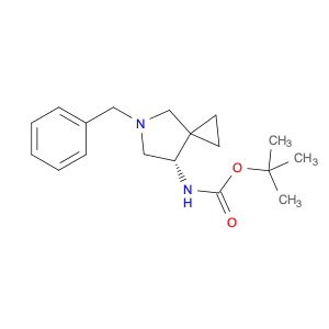 Carbamic acid, N-[(7S)-5-(phenylmethyl)-5-azaspiro[2.4]hept-7-yl]-, 1,1-dimethylethyl ester