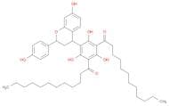 1-Dodecanone, 1,1'-[5-[3,4-dihydro-7-hydroxy-2-(4-hydroxyphenyl)-2H-1-benzopyran-4-yl]-2,4,6-trihy…