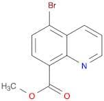 8-Quinolinecarboxylic acid, 5-bromo-, methyl ester