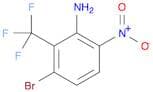 Benzenamine, 3-bromo-6-nitro-2-(trifluoromethyl)-
