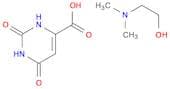 4-Pyrimidinecarboxylic acid, 1,2,3,6-tetrahydro-2,6-dioxo-, compd. with 2-(dimethylamino)ethanol (…