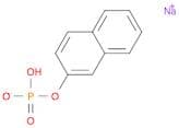 2-Naphthalenol, 2-(dihydrogen phosphate), sodium salt (1:1)