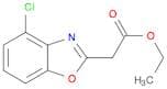 2-Benzoxazoleacetic acid, 4-chloro-, ethyl ester