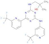 2-Propanol, 2-methyl-1-[[4-[6-(trifluoromethyl)-2-pyridinyl]-6-[[2-(trifluoromethyl)-4-pyridinyl]a…