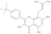 4H-1-Benzopyran-4-one, 3,5,7-trihydroxy-8-(3-methyl-2-buten-1-yl)-2-[4-(trifluoromethyl)phenyl]-