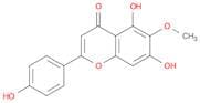 4H-1-Benzopyran-4-one, 5,7-dihydroxy-2-(4-hydroxyphenyl)-6-methoxy-