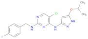 5-Chloro-N2-(4-fluorobenzyl)-N4-(5-isopropoxy-1H-pyrazol-3-yl)pyrimidine-2,4-diamine