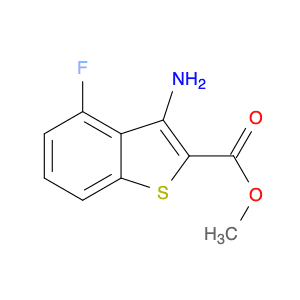 Benzo[b]thiophene-2-carboxylic acid, 3-amino-4-fluoro-, methyl ester