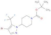 tert-Butyl 4-(4-bromo-5-(trifluoromethyl)-1H-pyrazol-1-yl)piperidine-1-carboxylate