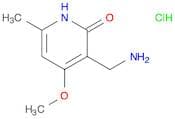 2(1H)-Pyridinone, 3-(aminomethyl)-4-methoxy-6-methyl-, hydrochloride (1:1)