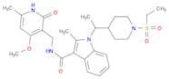 1H-Indole-3-carboxamide, N-[(1,2-dihydro-4-methoxy-6-methyl-2-oxo-3-pyridinyl)methyl]-1-[1-[1-(eth…