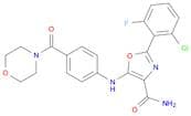 4-Oxazolecarboxamide, 2-(2-chloro-6-fluorophenyl)-5-[[4-(4-morpholinylcarbonyl)phenyl]amino]-