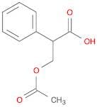 Benzeneacetic acid, α-[(acetyloxy)methyl]-