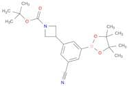 tert-Butyl 3-(3-cyano-5-(4,4,5,5-tetramethyl-1,3,2-dioxaborolan-2-yl)phenyl)azetidine-1-carboxylate
