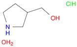 3-Pyrrolidinemethanol, hydrochloride, hydrate (1:1:1)