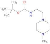 Carbamic acid, N-[2-(4-methyl-1-piperazinyl)ethyl]-, 1,1-dimethylethyl ester