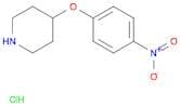 Piperidine, 4-(4-nitrophenoxy)-, hydrochloride (1:1)