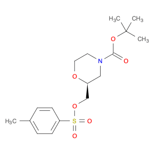 4-Morpholinecarboxylic acid, 2-[[[(4-methylphenyl)sulfonyl]oxy]methyl]-, 1,1-dimethylethyl ester, …