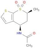 N-((4R,6S)-6-Methyl-7,7-dioxido-5,6-dihydro-4H-thieno[2,3-b]thiopyran-4-yl)acetamide