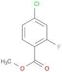 Benzoic acid, 4-chloro-2-fluoro-, methyl ester