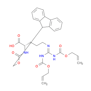 L-Ornithine, N5-[bis[[(2-propenyloxy)carbonyl]amino]methylene]-N2-[(9H-fluoren-9-ylmethoxy)carbony…
