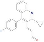 (E)-3-[2-Cyclopropyl-4-(4-fluorophenyl)-3-quinolinyl]-2-propenal