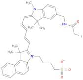 1H-Benz[e]indolium, 2-[5-[1,3-dihydro-5-[[(2-iodoacetyl)amino]methyl]-1,3,3-trimethyl-2H-indol-2-y…