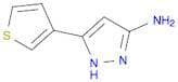 5-(Thiophen-3-yl)-1H-pyrazol-3-amine