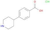 4-(4'-Carboxyphenyl)piperidine hcl