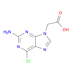 9H-Purine-9-acetic acid, 2-amino-6-chloro-