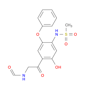 MethanesulfonaMide, N-[4-[2-(forMylaMino)acetyl]-5-hydroxy-2-phenoxyphenyl]-