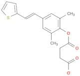Butanedioic acid, mono[2,6-dimethyl-4-[(1E)-2-(2-thienyl)ethenyl]phenyl] ester