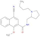 2-Naphthalenecarboxamide, N-[(1-butyl-2-pyrrolidinyl)methyl]-4-cyano-1-methoxy-