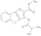 [1]Benzothieno[3,2-b]furan-2-carboxylic acid, 3-(2-methyl-1-oxopropoxy)-, methyl ester