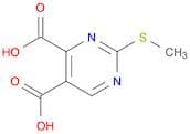 2-(Methylthio)-4,5-pyrimidinedicarboxylic Acid