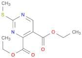 4,5-Pyrimidinedicarboxylic acid, 2-(methylthio)-, 4,5-diethyl ester