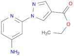 Ethyl 1-(4-aminopyridin-2-yl)-1H-pyrazole-4-carboxylate
