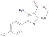 1H-Pyrazole-4-carboxylic acid, 5-amino-1-(4-methylphenyl)-, ethyl ester