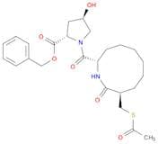 L-Proline, 1-[[(2S,9R)-9-[(acetylthio)methyl]decahydro-10-oxo-2-azecinyl]carbonyl]-4-hydroxy-, phe…