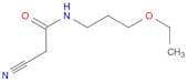 2-Cyano-n-(3-ethoxy-propyl)-acetamide