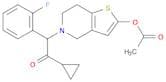 2-[2-(Acetyloxy)-6,7-dihydrothieno[3,2-c]pyridin-5(4H)-yl]-1-cyclopropyl-2-(2-fluorophenyl)ethanone