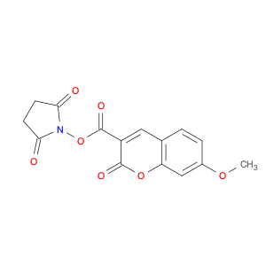 2H-1-BENZOPYRAN-3-CARBOXYLIC ACID, 7-METHOXY-2-OXO-, 2,5-DIOXO-1-PYRROLIDINYL ESTER