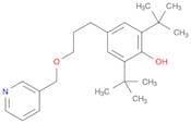 Phenol, 2,6-bis(1,1-dimethylethyl)-4-[3-[(3-pyridinyl)methoxy]propyl]-