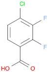 Benzoic acid, 4-chloro-2,3-difluoro-