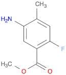 Benzoic acid, 5-amino-2-fluoro-4-methyl-, methyl ester
