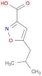 5-Isobutylisoxazole-3-carboxylic acid